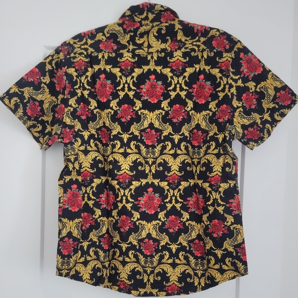Denim & Flower Black and Gold Floral Shirt - Picture 3 of 3